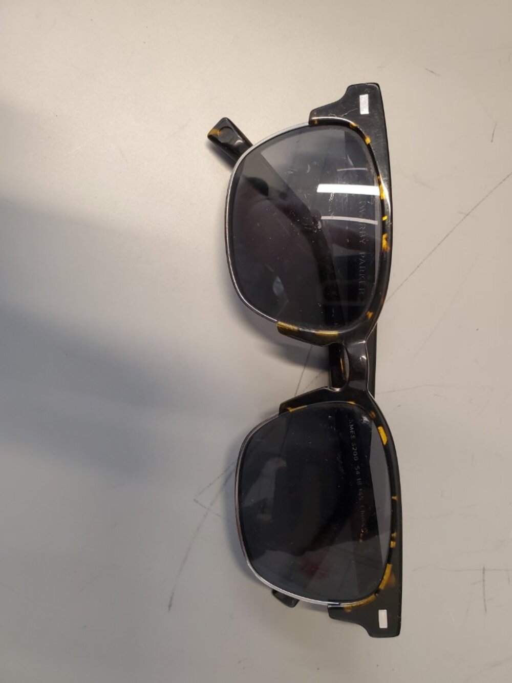 Warby Parker Ames Whiskey Tortoise Silver – 54-18-145 glasses frames 1 of 2
